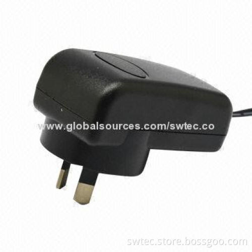 External 12W Australia Plug-in Switching Power Supply, 100-240V AC, 50/60Hz, ErP/CEC Level V/MEPS IV